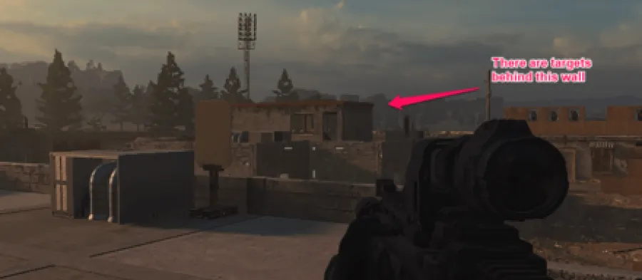 MW2 - Practice Makes Perfect - Targets behind the wall