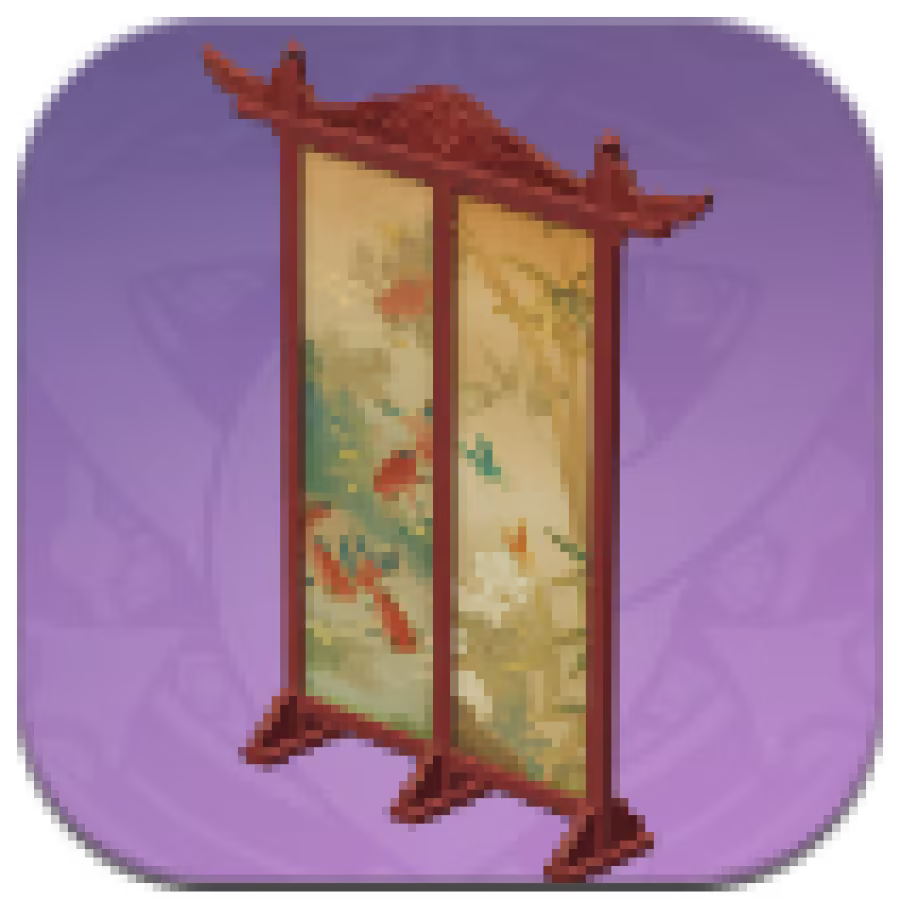 Genshin Impact - Banquet Screen: Dancing Butterflies and Leaping Fish Image