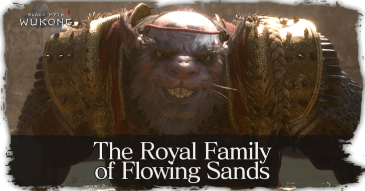 Black Myth Wukong - The Royal Family of Flowing Sands Banner