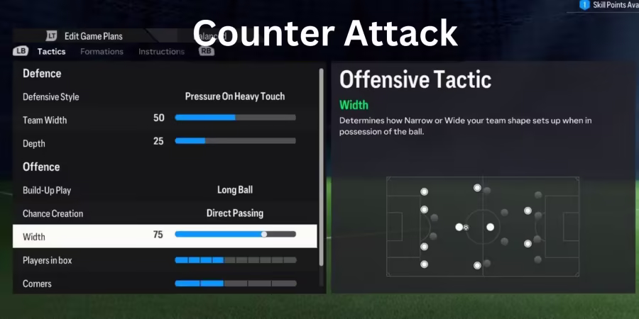 FC 24 Best Pro Clubs Tactics Vertical Counter Attack