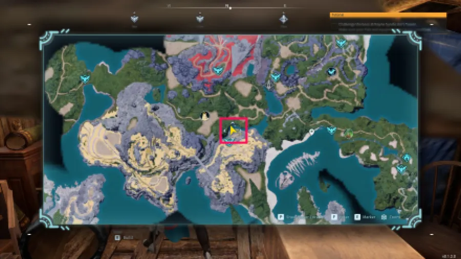 Overworld Map Wandering Merchant Palworld