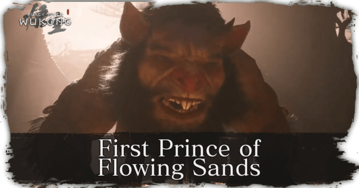 Black Myth Wukong - First Prince of Flowing Sands Banner