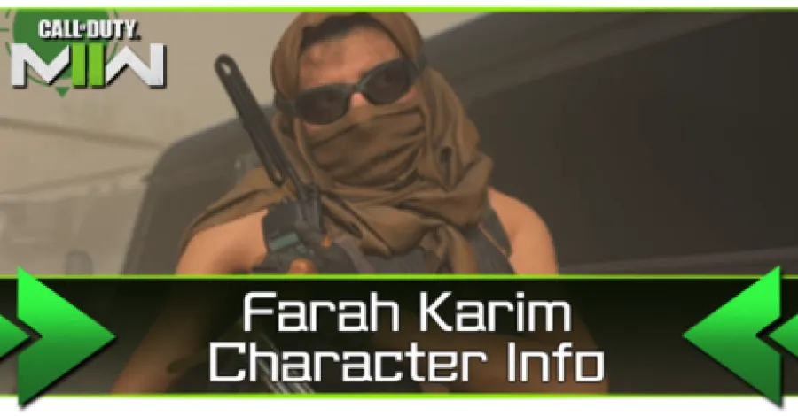 Modern Warfare 2 - Farah Karim (Claudia Doumit) Character Info