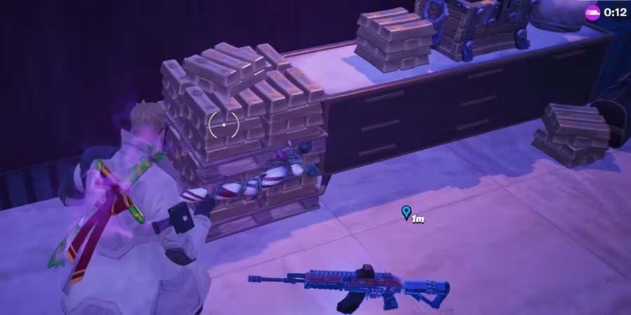 gold stack inside vault
