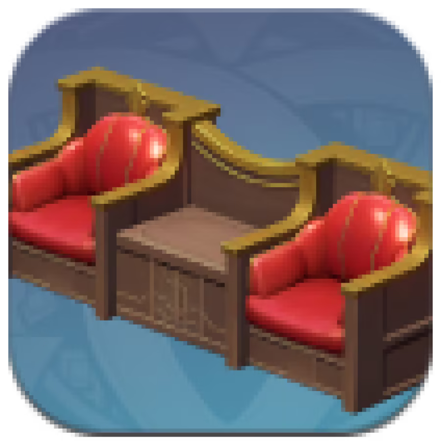 Genshin Impact - Mallow Wood Viewing Rites Chair Image