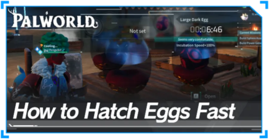 Palworld - How to Hatch Eggs Fast