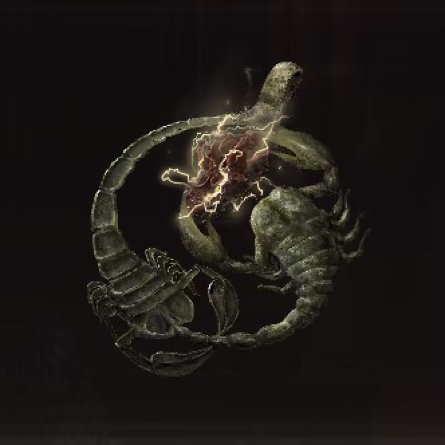Lightning Scorpion Charm Image
