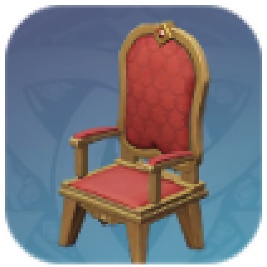Genshin Impact - Linden Wood Subduing Seat Backed Chair Image