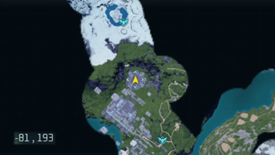 Palworld - Chest Farm Map Location