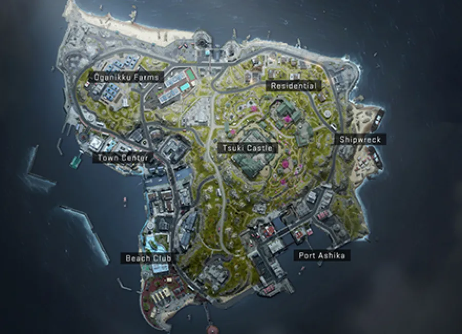Warzone 2.0 - Ashika Island Map