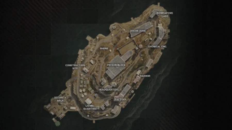 Warzone 2.0 - Rebirth Island map