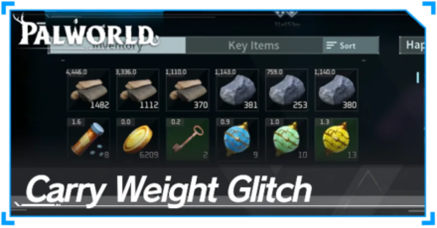 Palworld - Carry Weight Glitch