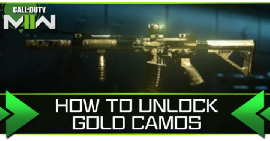 Modern Warfare 2 - Gold Camo Banner