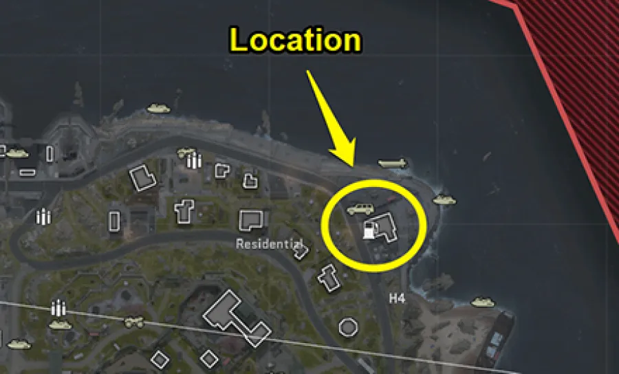 Warzone 2.0 - Residential Gas Location