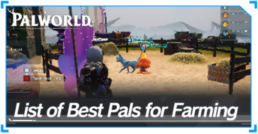 Palworld - List of Best Base Pals for Farming Top Banner