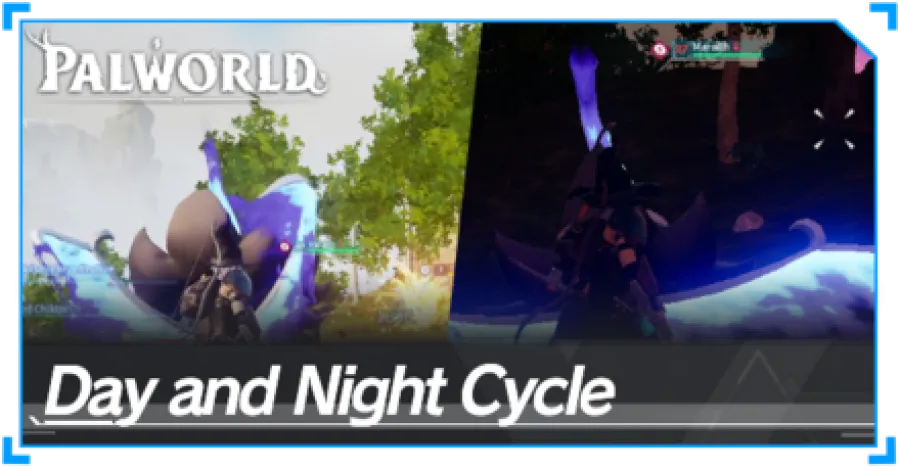Palworld - Day and Night Cycle Top Banner