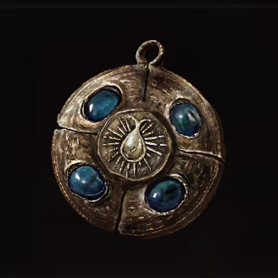 Cerulean Amber Medallion Image