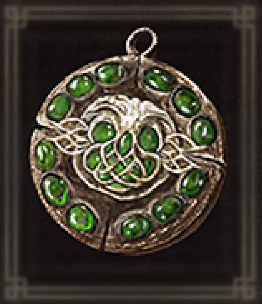 Elden Ring - Viridian Amber Medallion +3