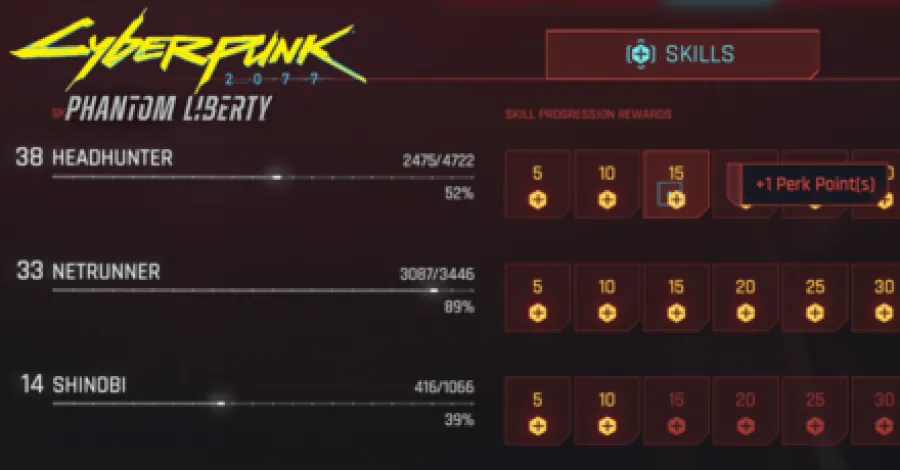 Cyberpunk 2077 Phantom Liberty - 2.0 Skills - How to Level Up Skills and Progression Guide