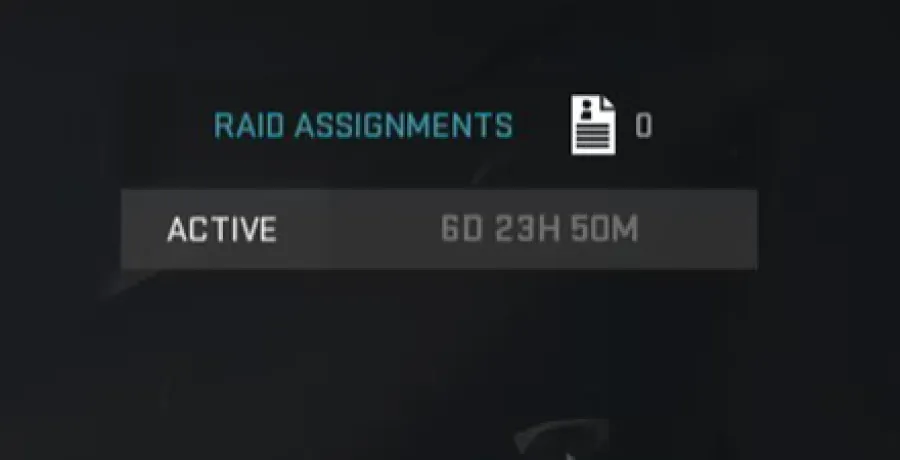 Modern Warfare 2 - Raids Assignment Counter