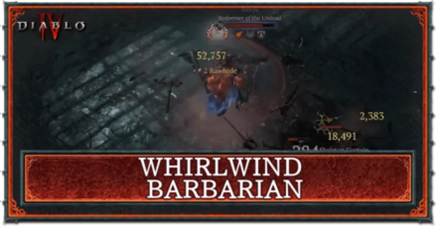 Diablo 4 - Whirlwind Barbarian Endgame Build