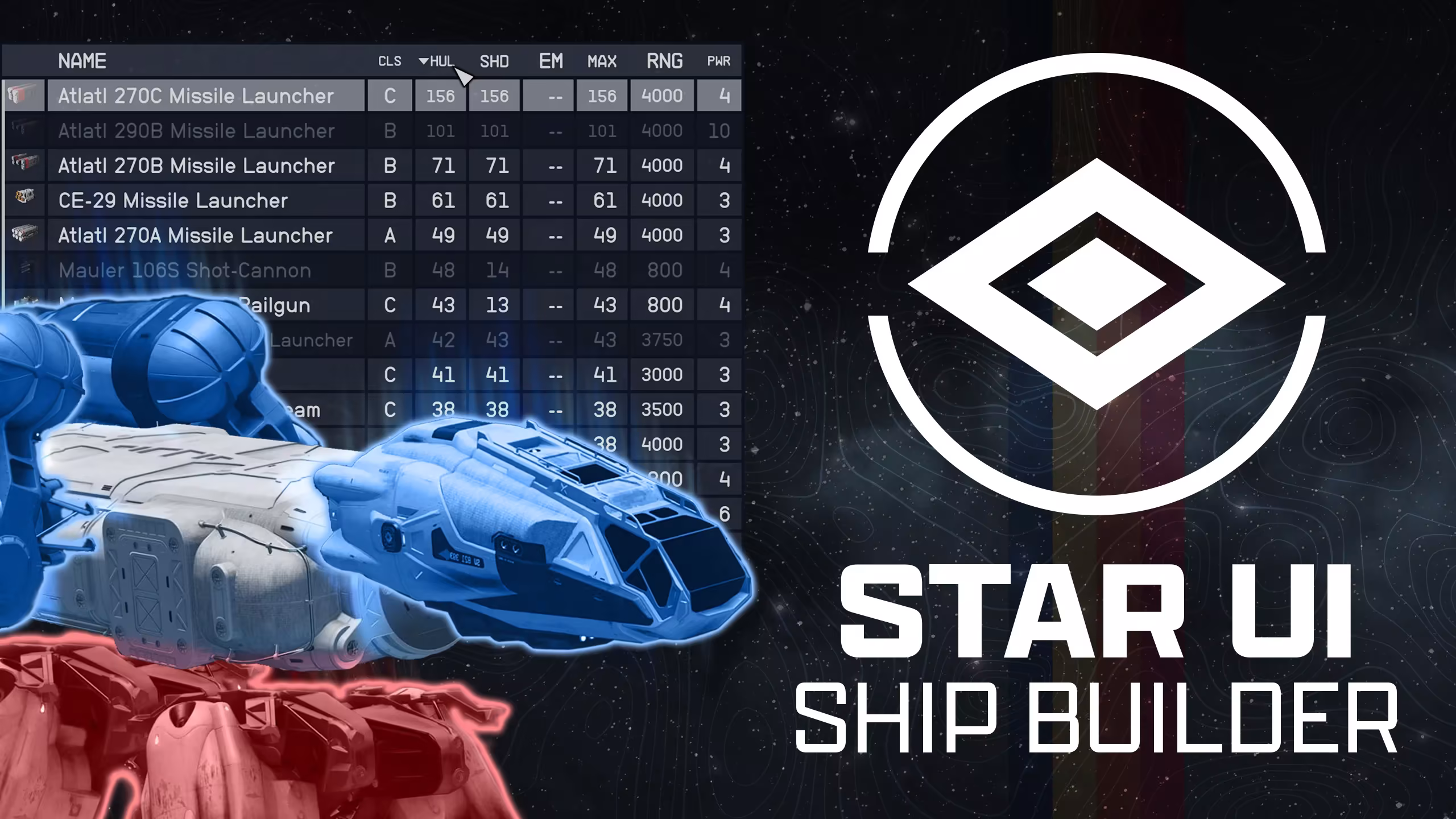 StarUI Ship Builder