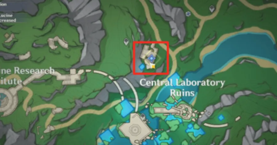 Genshin - Go to the Institute Dormitories and Retrieve the Anchor Location