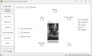 Save Editor (Project CyberCAT-SimpleGUI)