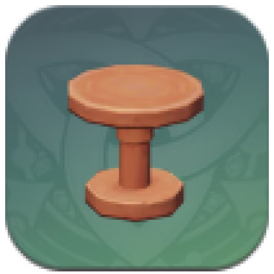 Genshin Impact - Stadium "Speedy Snack" Round Stool Image