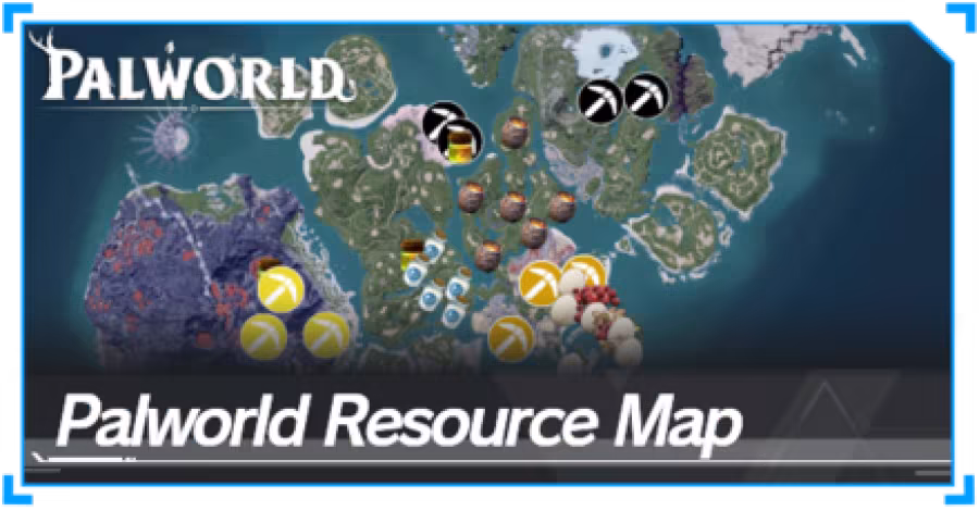 Palworld - Palworld Resource Map