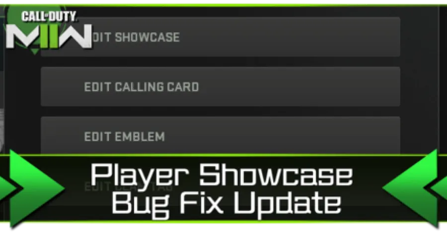 Modern Warfare II - Player Showcase Bug Fix Update