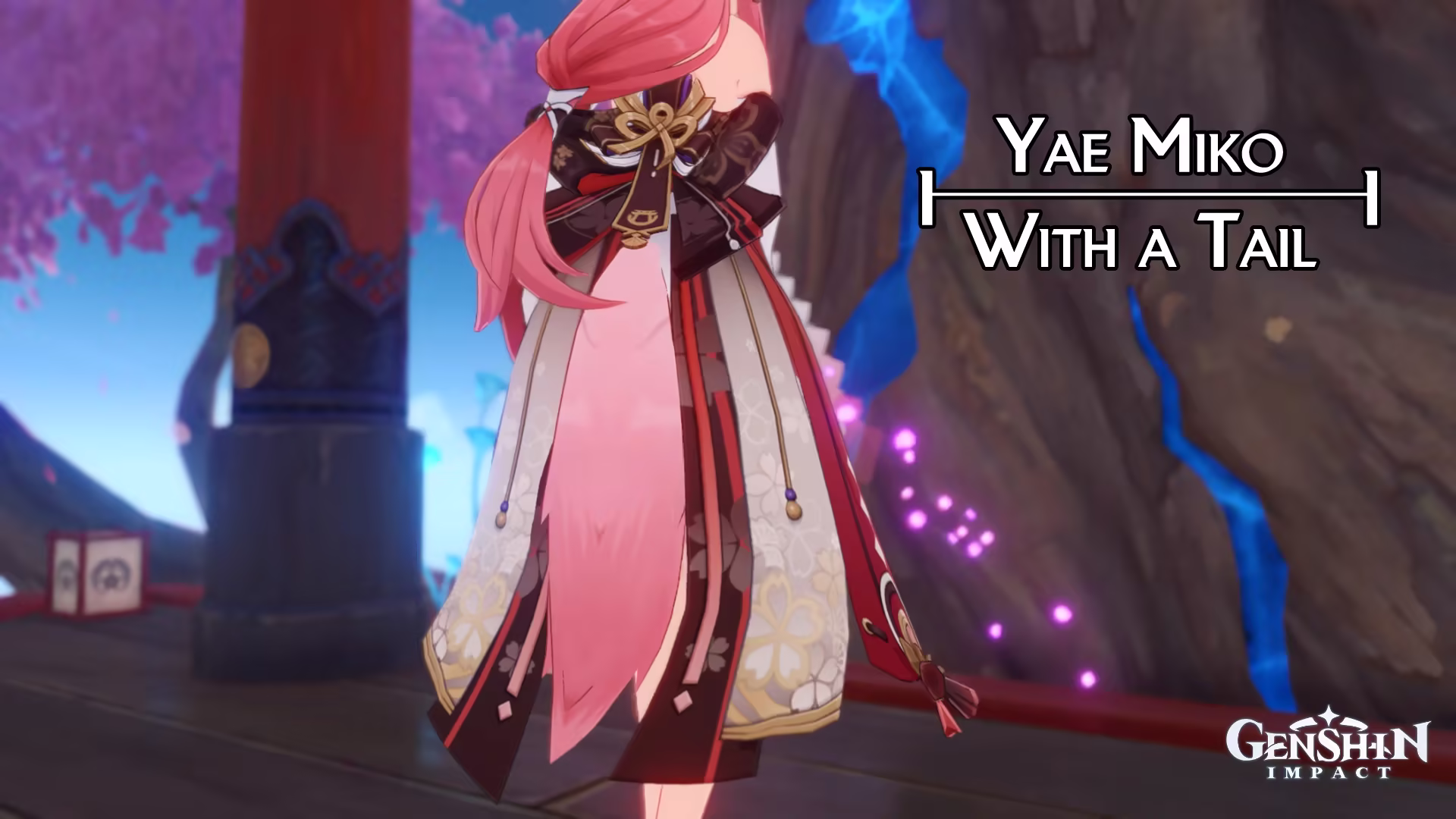 Yae Miko With a Tail